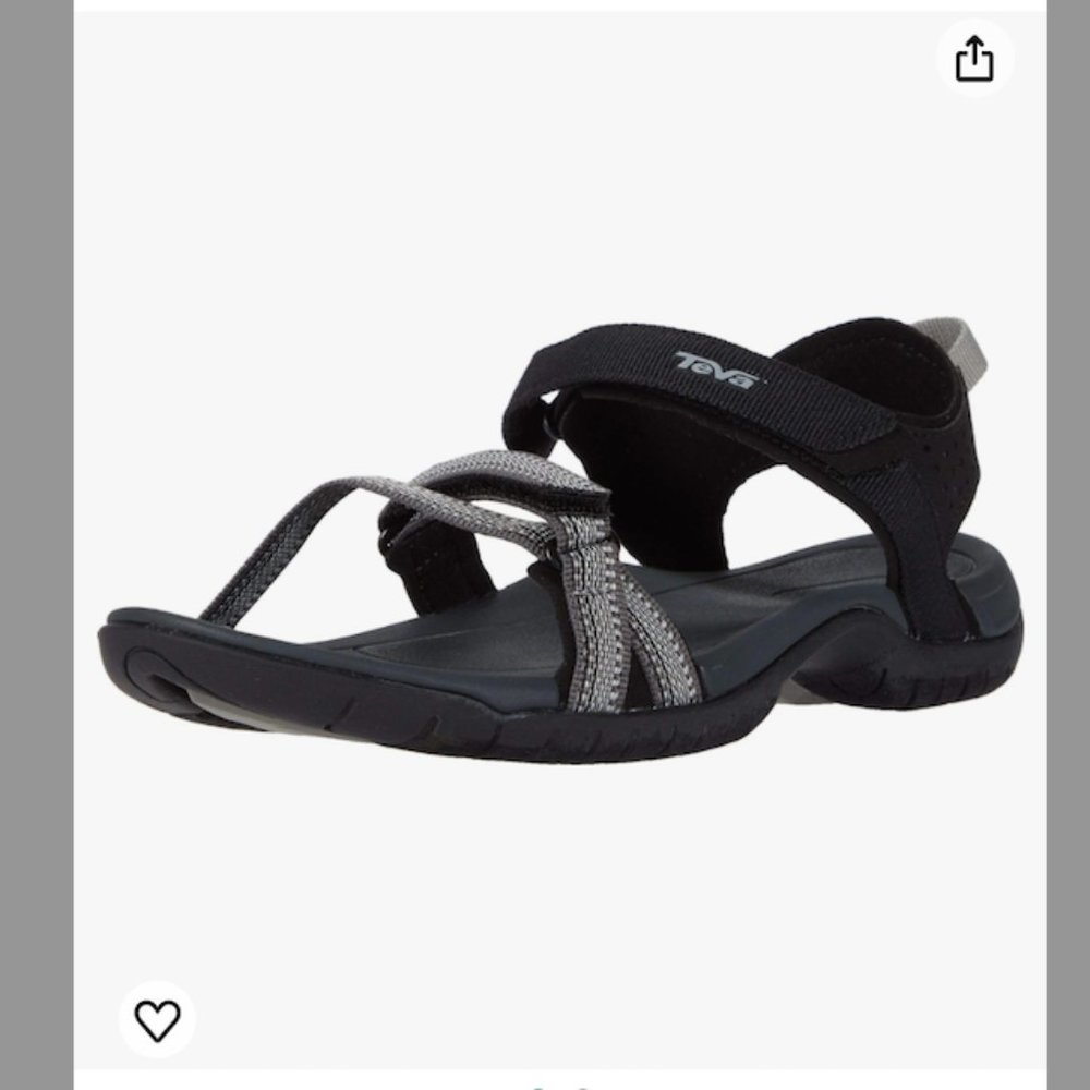 Teva Verra Sandals - Color Antigous Black Multi - Size 7.5